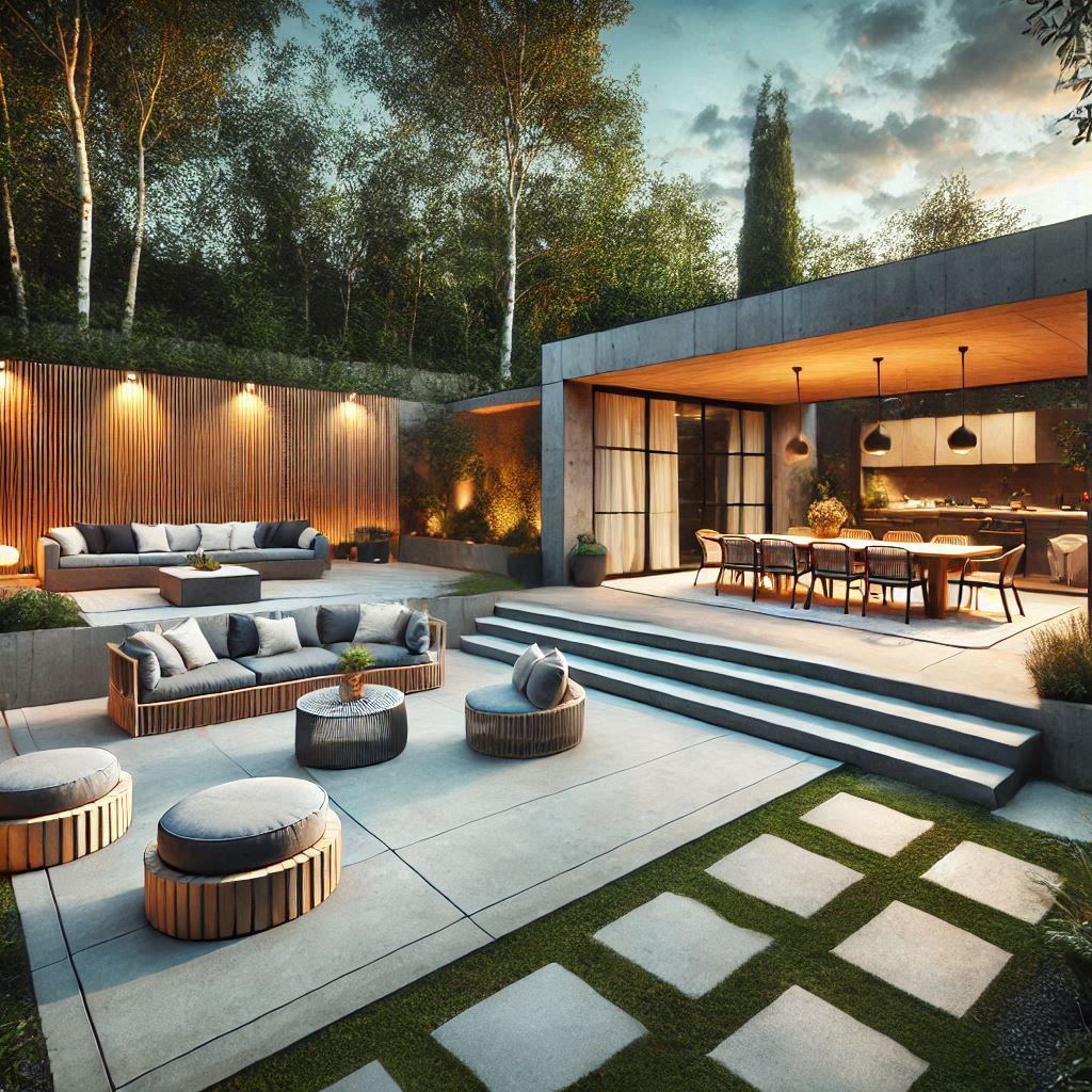 10 Stunning Concrete Patio Ideas to Elevate Your Backyard Design