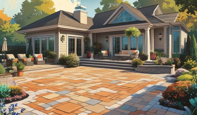 how to lay a paver patio